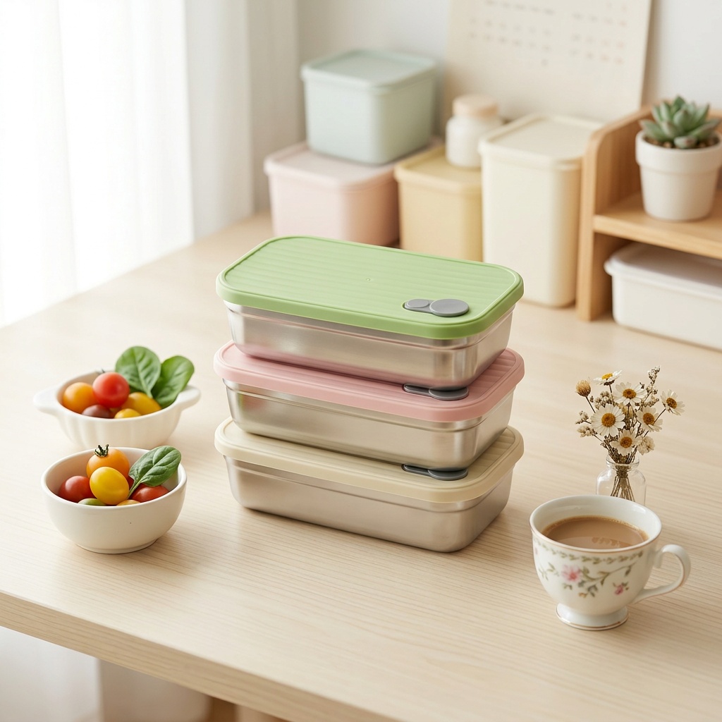 Meal Prep Lunch Boxes - RVS Bento Box Metalen Lunchbox Magnetronbestendige