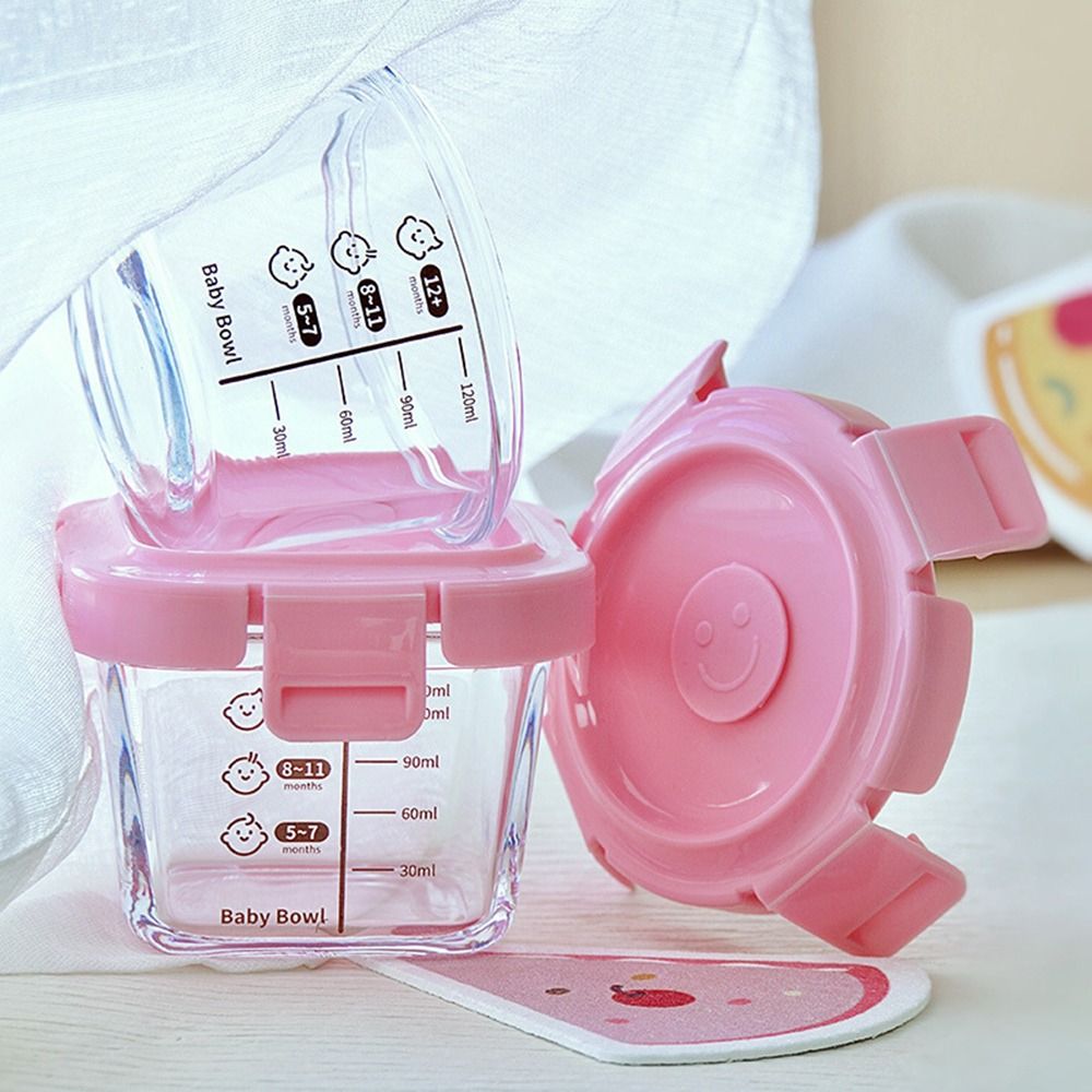 Meal Prep Glass Containers Oven Safe - Glazen Voedselbewaardoos Nieuwe 170Ml Bevroren Babyvoeding
