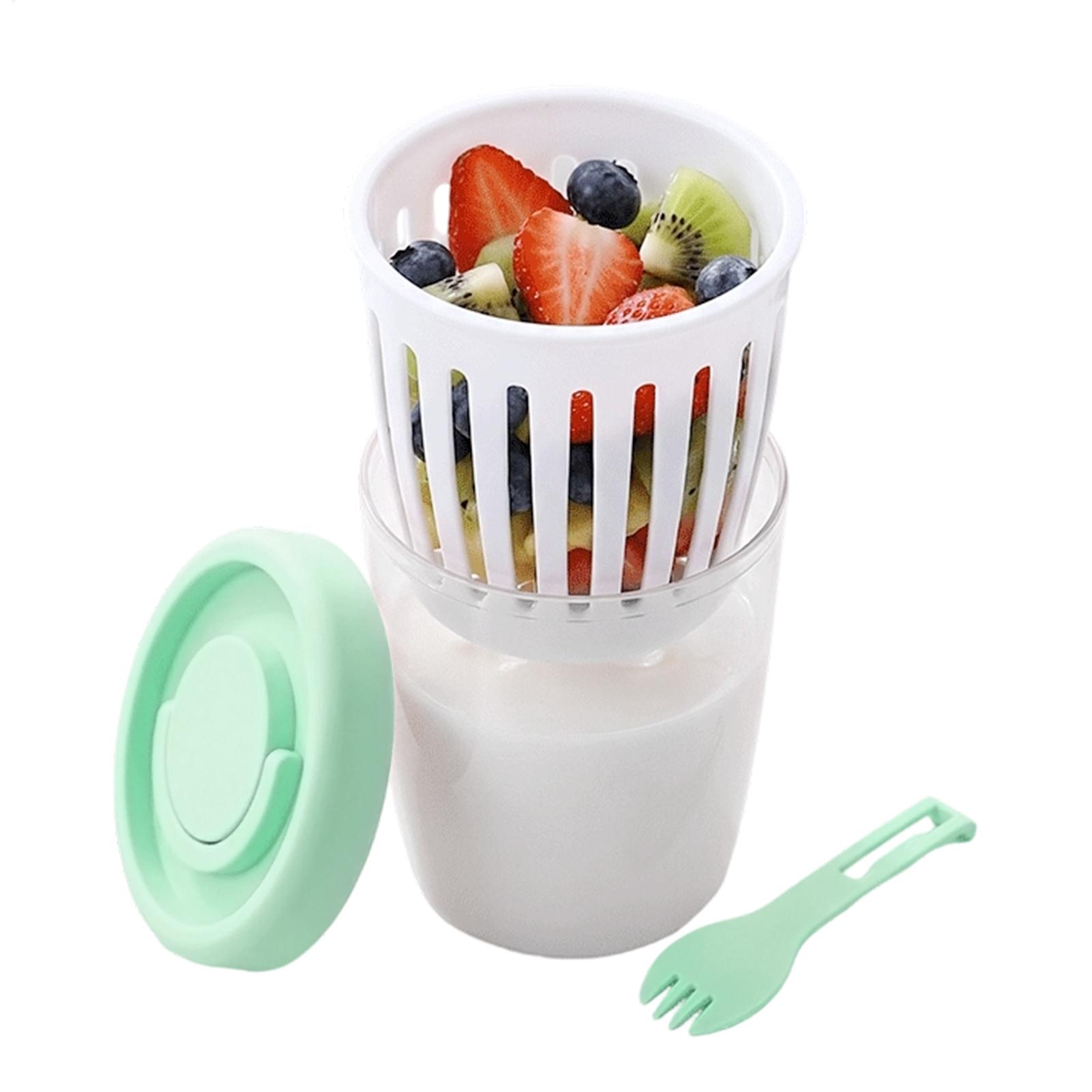Meal Prep Yogurt Cups - Yoghurtbekers met deksels, afwaterende, luchtdichte voedselbewaarpot
