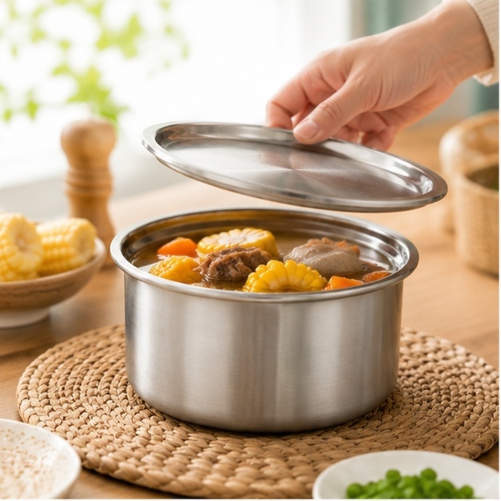 Meal Prep Container - 304 roestvrijstalen ramekin met deksel, geschikt