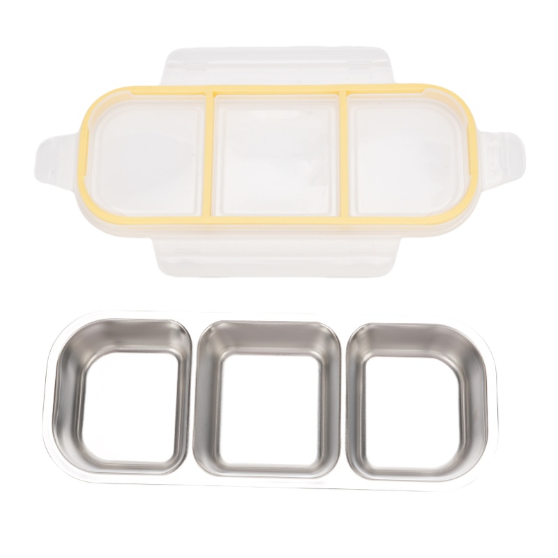 Meal Prep Diet - Roestvrijstalen lunchbox voor volwassenen, maaltijdvoorbereidingsbox met