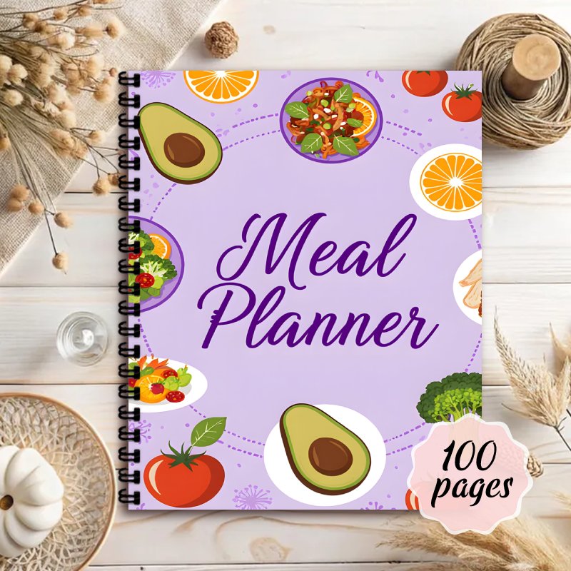 Meal Prep Diet - Maaltijdplanner, Meal Prep Planner, Weekplanner voor