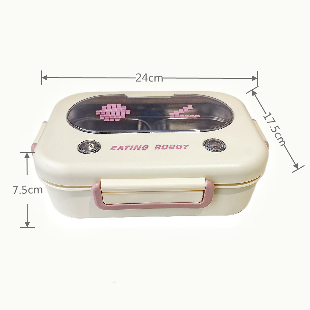 Meal Prep Lunch Boxes - Thermische Bento Box Roestvrijstalen lunchcontainer Lekvrije