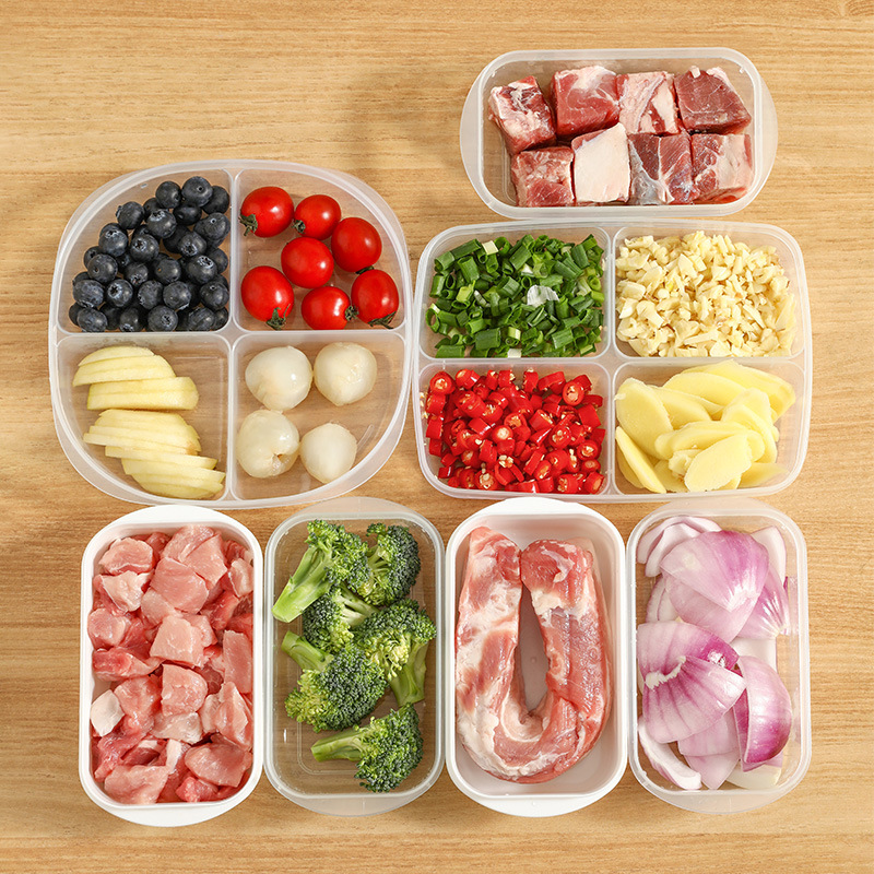 Meal Prep Containers Xl - Koelkast Voedselopslagcontainers Verzegelde Doos Keuken Vriezer