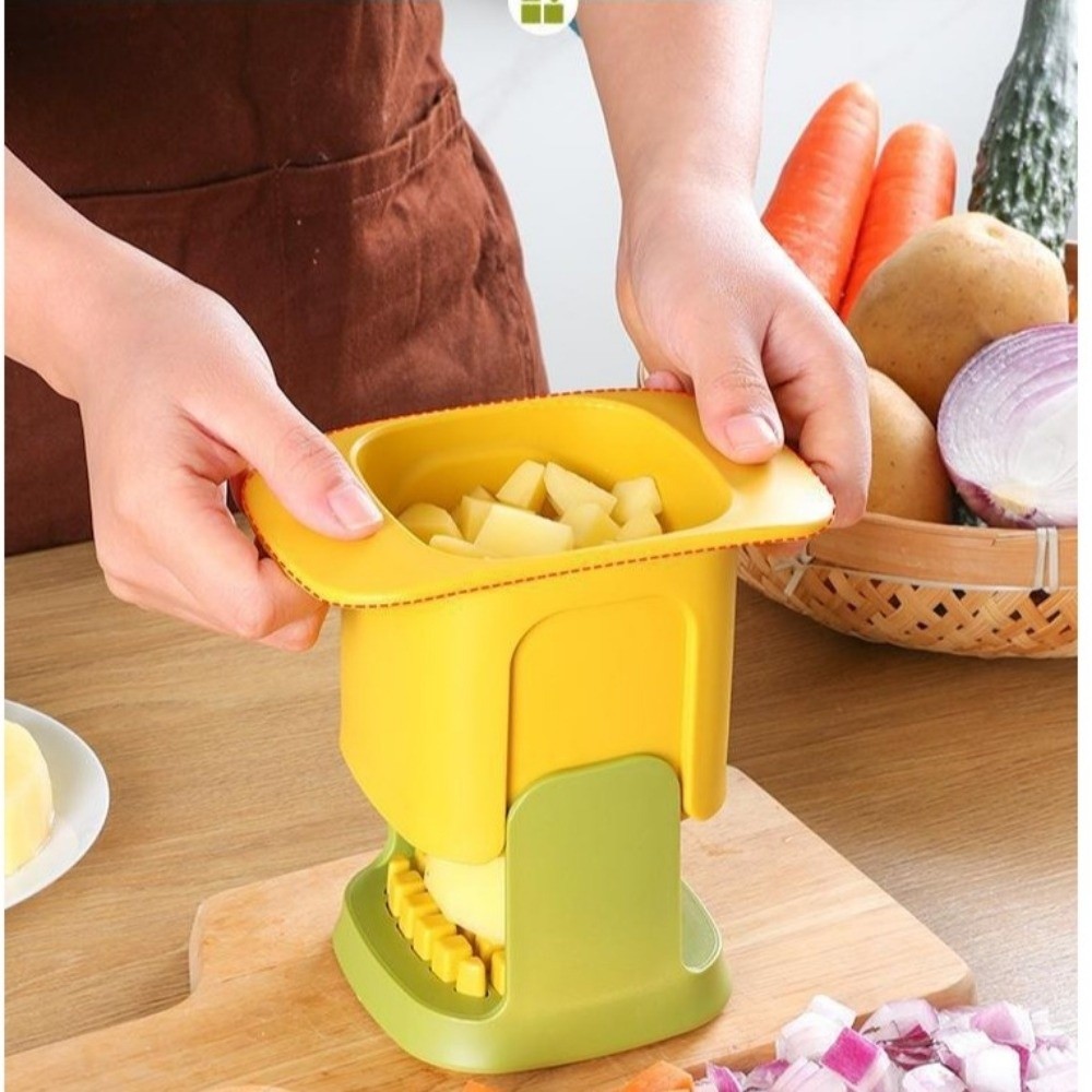 Meal Prep With Potatoes - Multifunctionele handmatige groentehakker, uien- en aardappelsnijder,