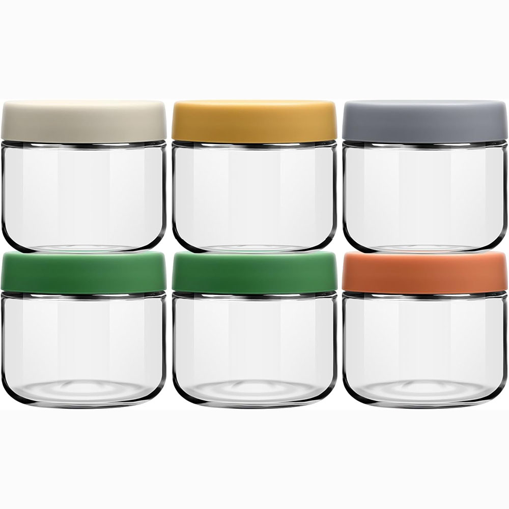 Meal Prep Yogurt Cups - 10oz glazen overnight oats potjes met
