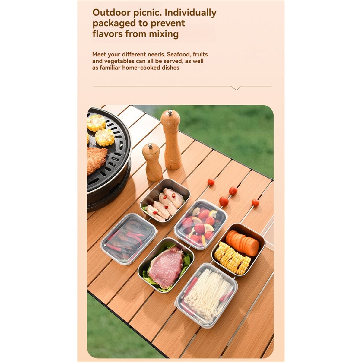 Meal Prep Fit - 【AT48】 NIEUWE stapelbare voedselcontainers voor gebruik