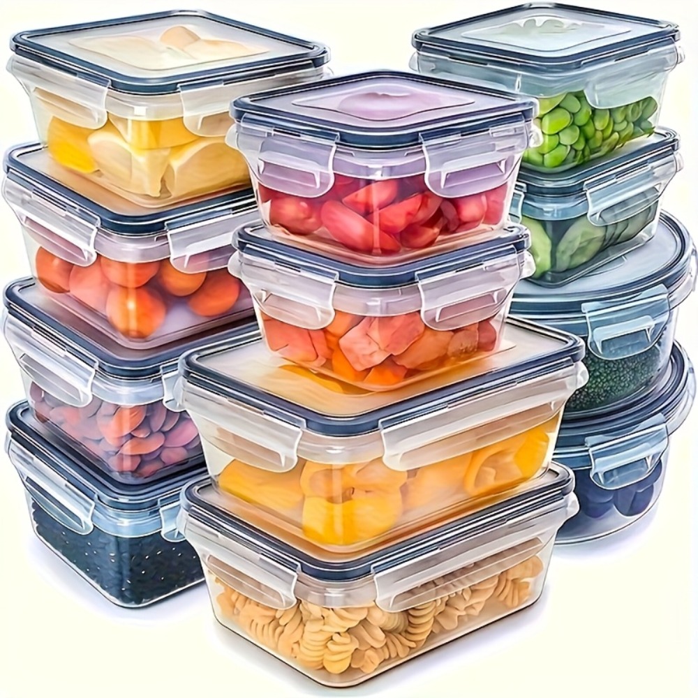Meal Prep Container - 1-delige luchtdichte voedselopslagcontainer met deksel, lekvrije