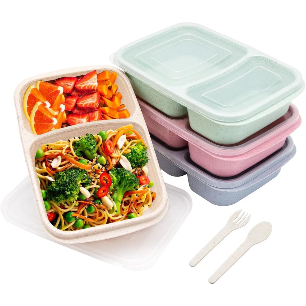 4-pack Bento lunchbox, 2-delig - Meal Prep Container recensie en prijs