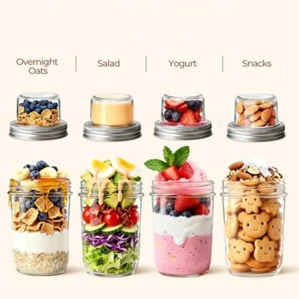 Yoghurtparfaitbekers met dubbe - Meal Prep Yogurt Cups recensie en prijs