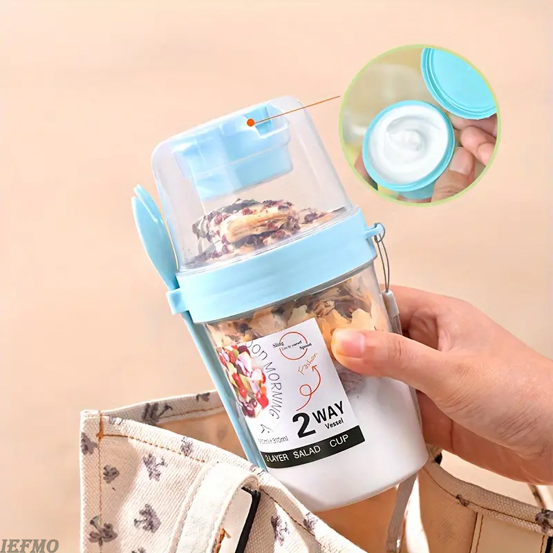 Saladeschaalset voor onderweg  - Meal Prep Yogurt Cups recensie en prijs