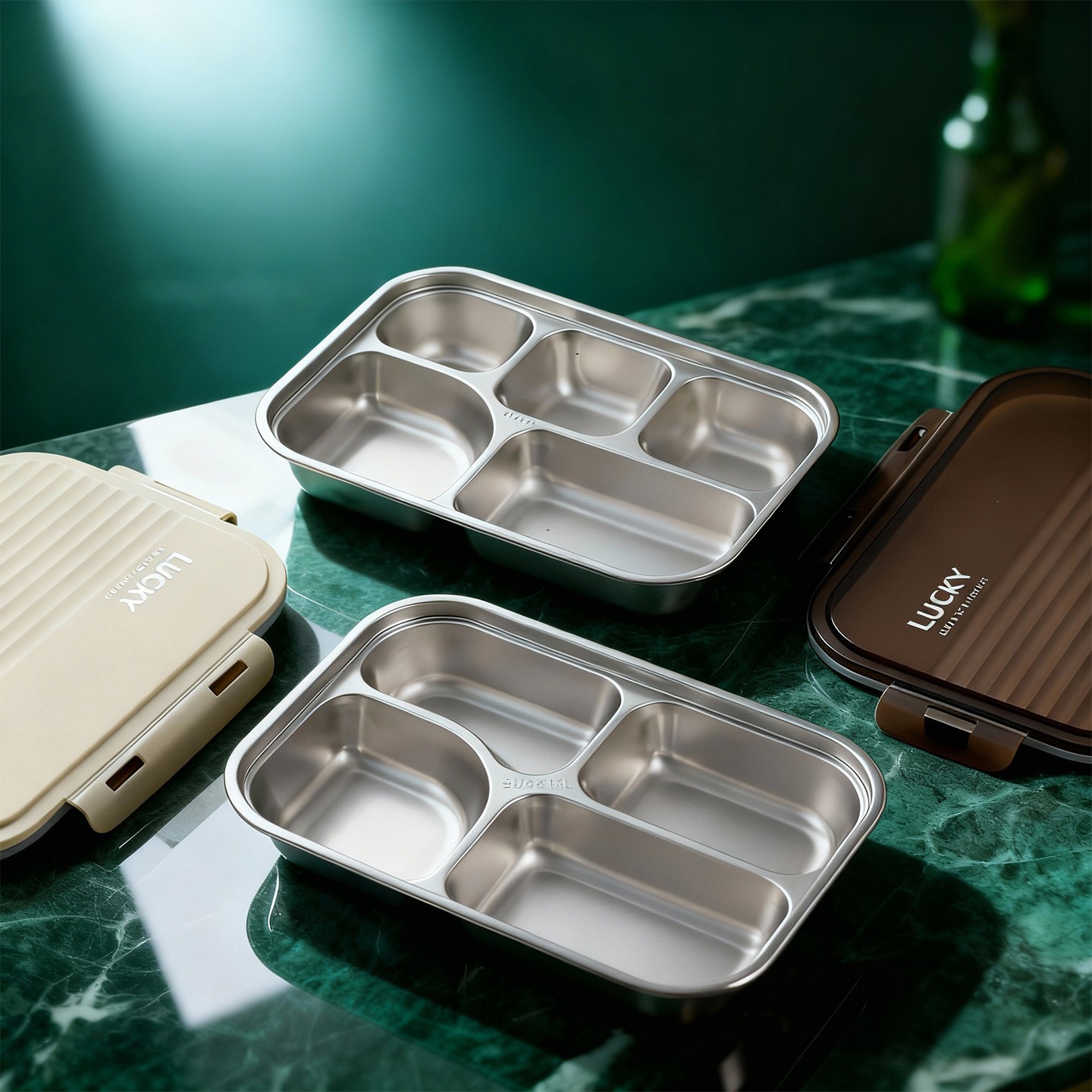 304 roestvrijstalen gedeelde b - Meal Prep Lunch Boxes recensie en prijs