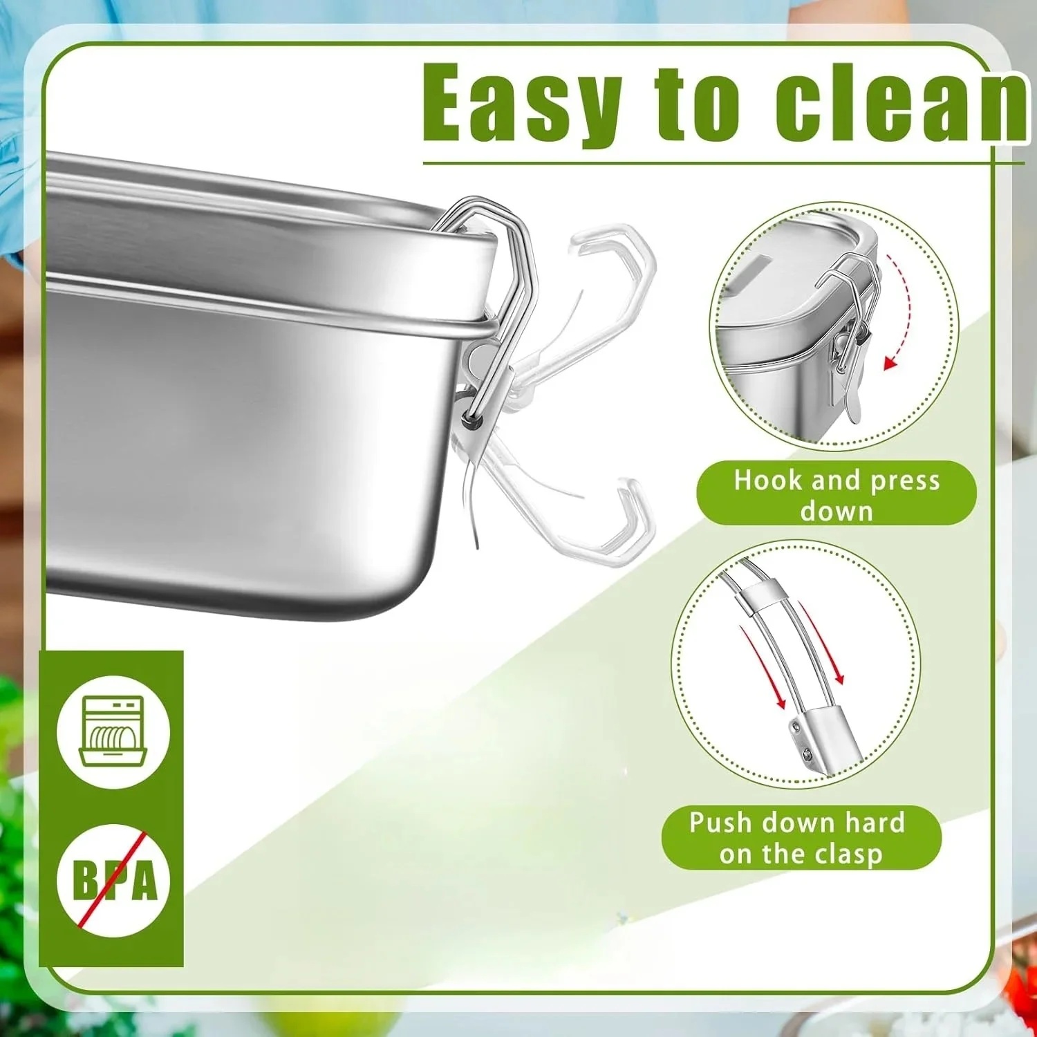 Roestvrijstalen lunchbox voor  - Meal Prep Lunch Boxes recensie en prijs