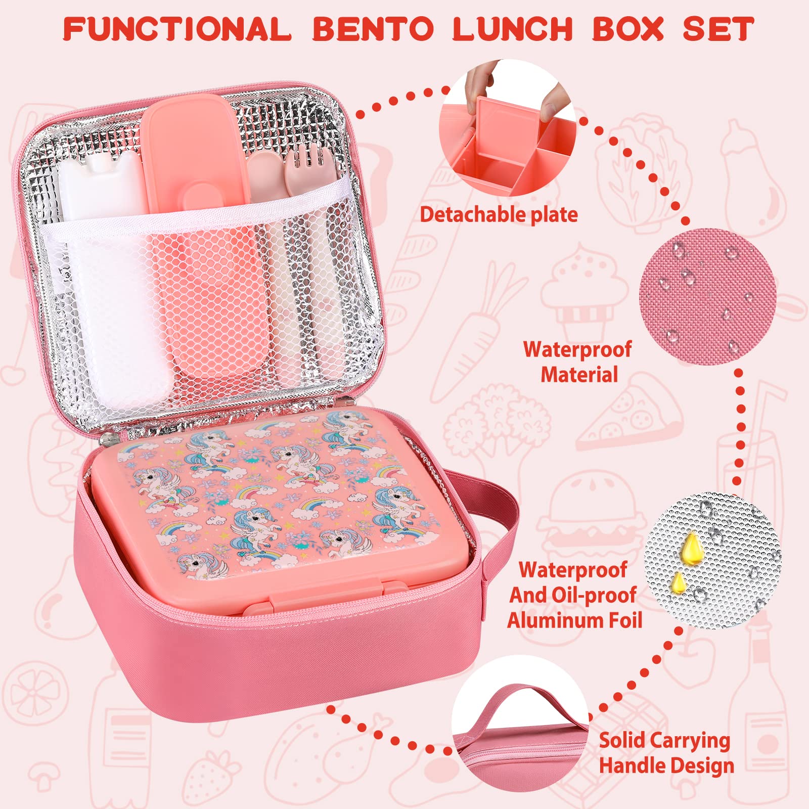 Bento Lunchbox voor kinderen M - Meal Prep Lunch Boxes recensie en prijs