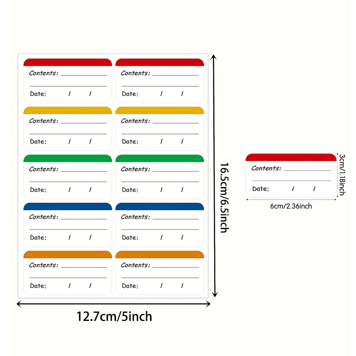 100 stuks diepvrieslabels, mak - Meal Prep Frozen recensie en prijs