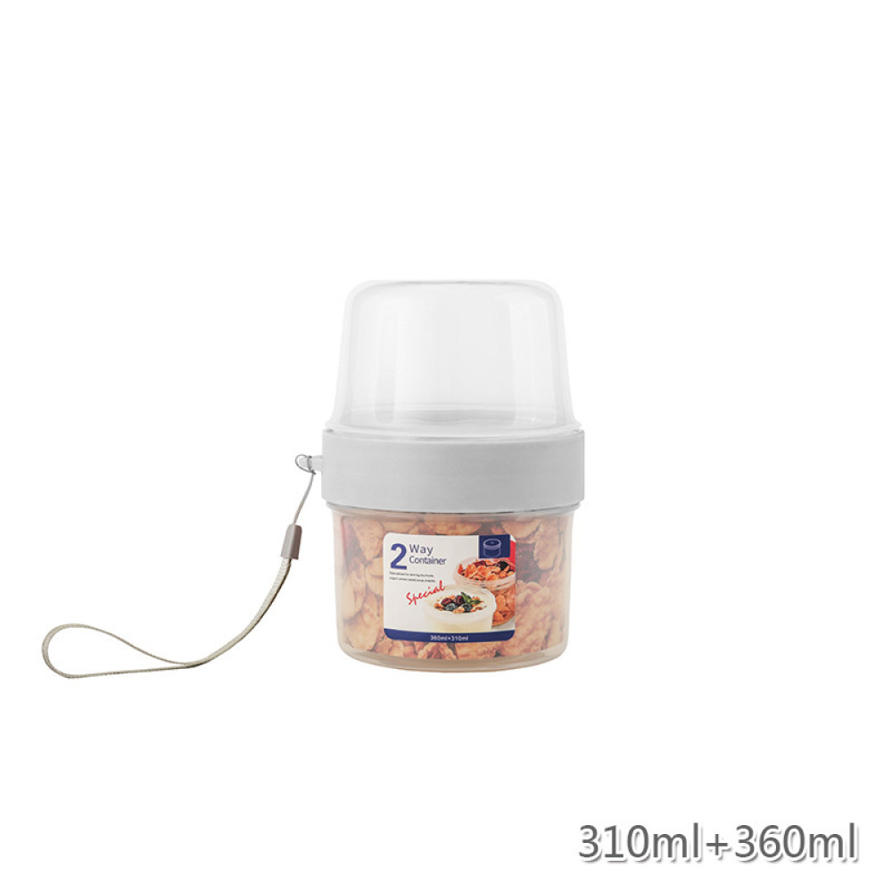 Dubbellaagse luchtdichte voeds - Meal Prep Yogurt Cups recensie en prijs