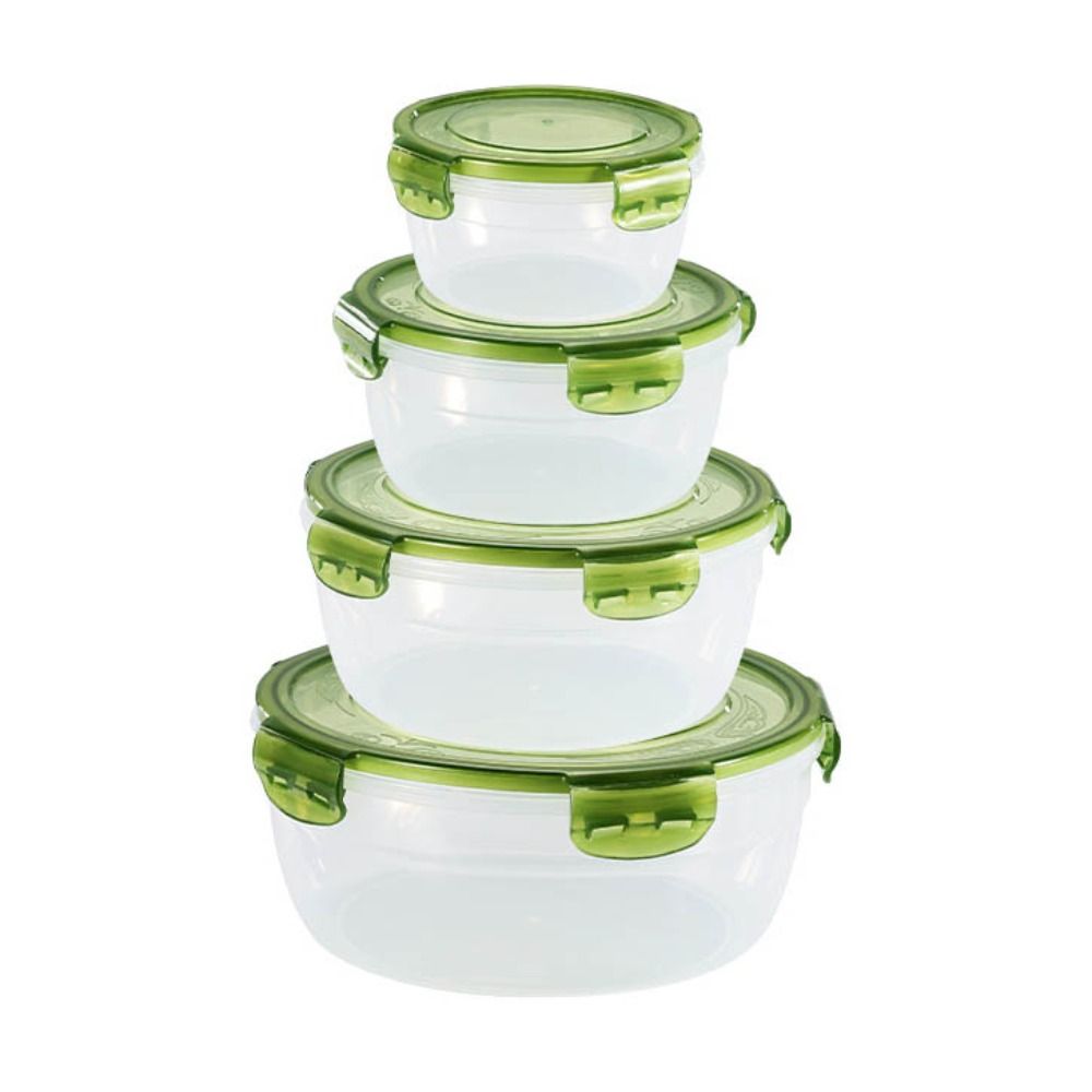 1/4 Stuks Veilige Plastic Rond - Meal Prep Glass Containers Oven Safe recensie en prijs