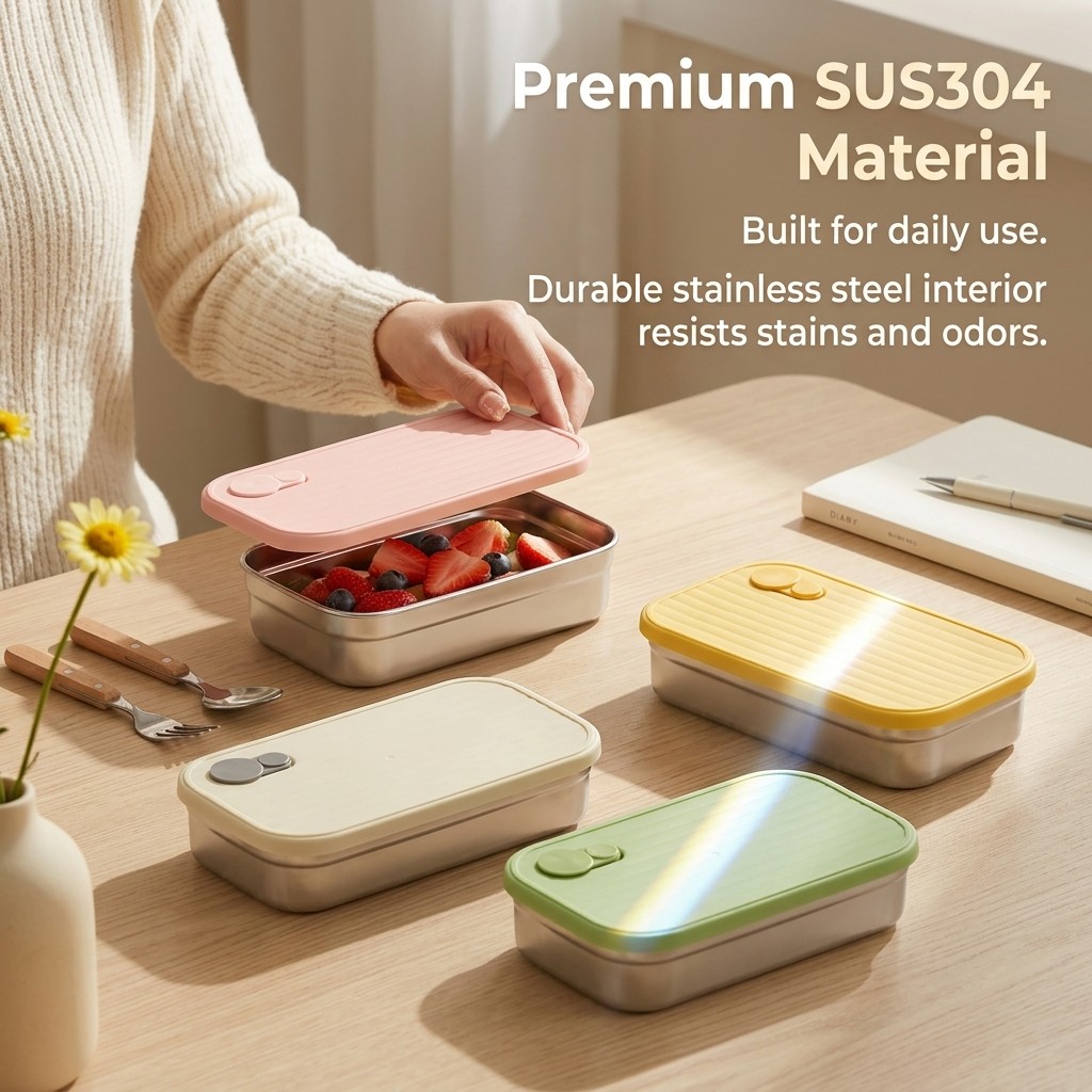 RVS Bento Box Metalen Lunchbox - Meal Prep Lunch Boxes recensie en prijs