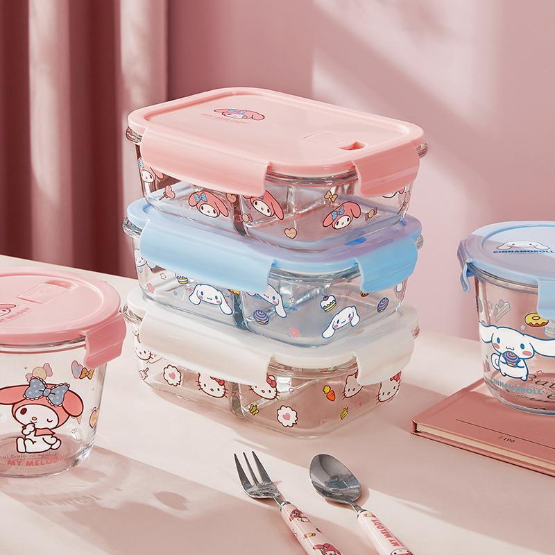 Hello Kitty Geprinte Bento Box - Meal Prep Glass Containers Oven Safe recensie en prijs
