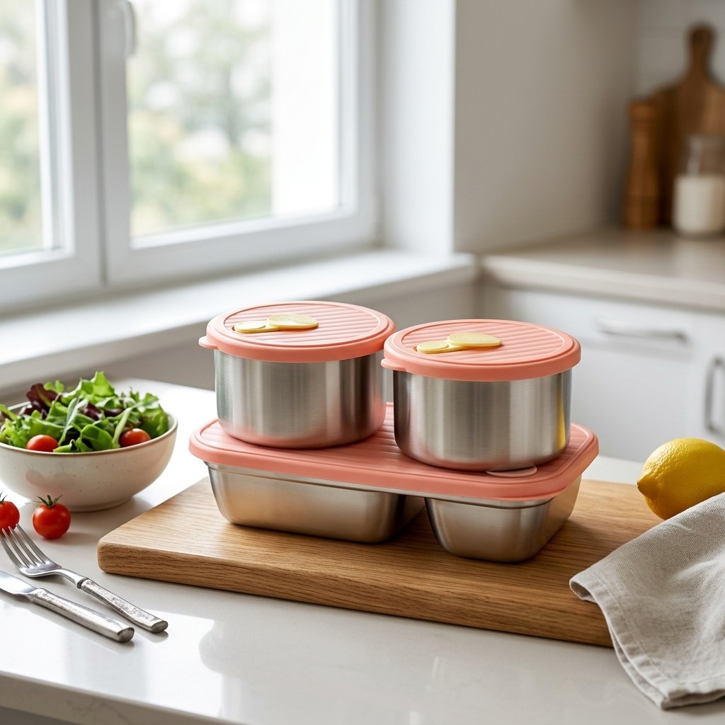 Microgolfbestendige 304 roestv - Meal Prep Lunch Boxes recensie en prijs