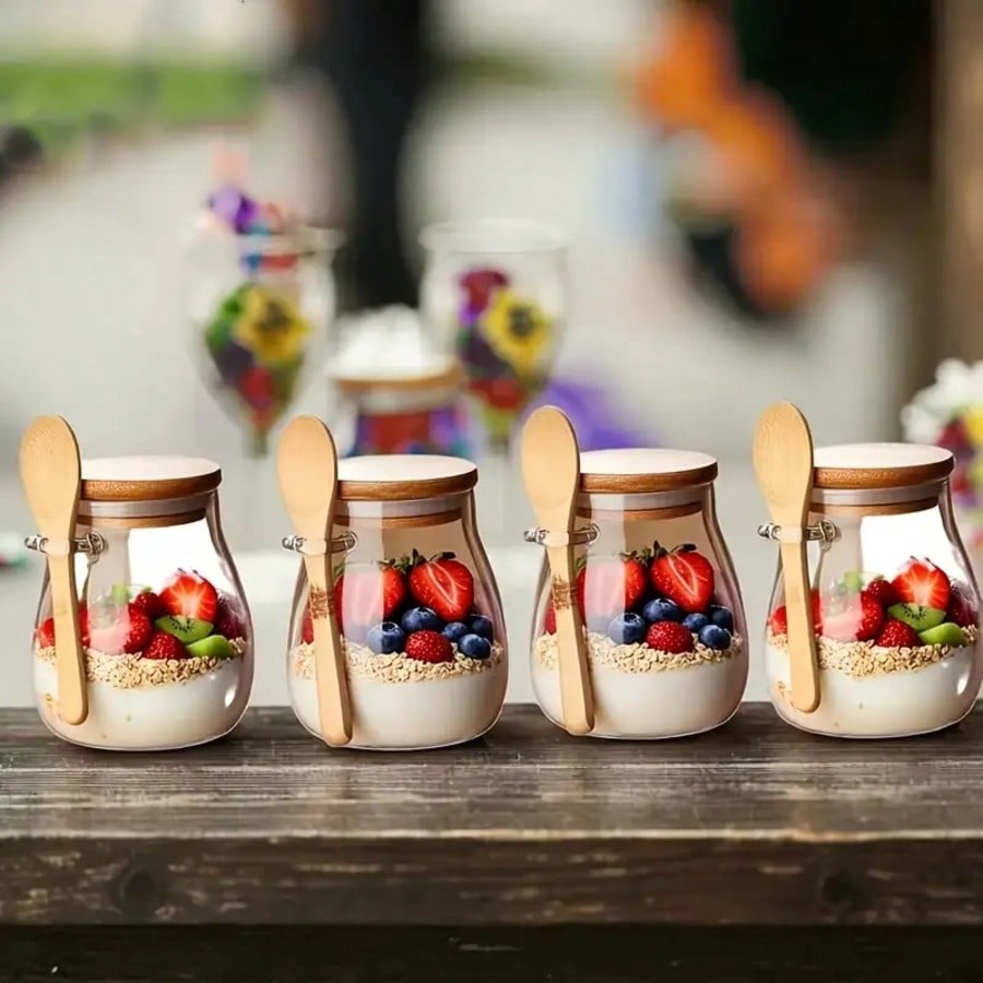 4-pack Overnight Oats containe - Meal Prep Yogurt Cups recensie en prijs