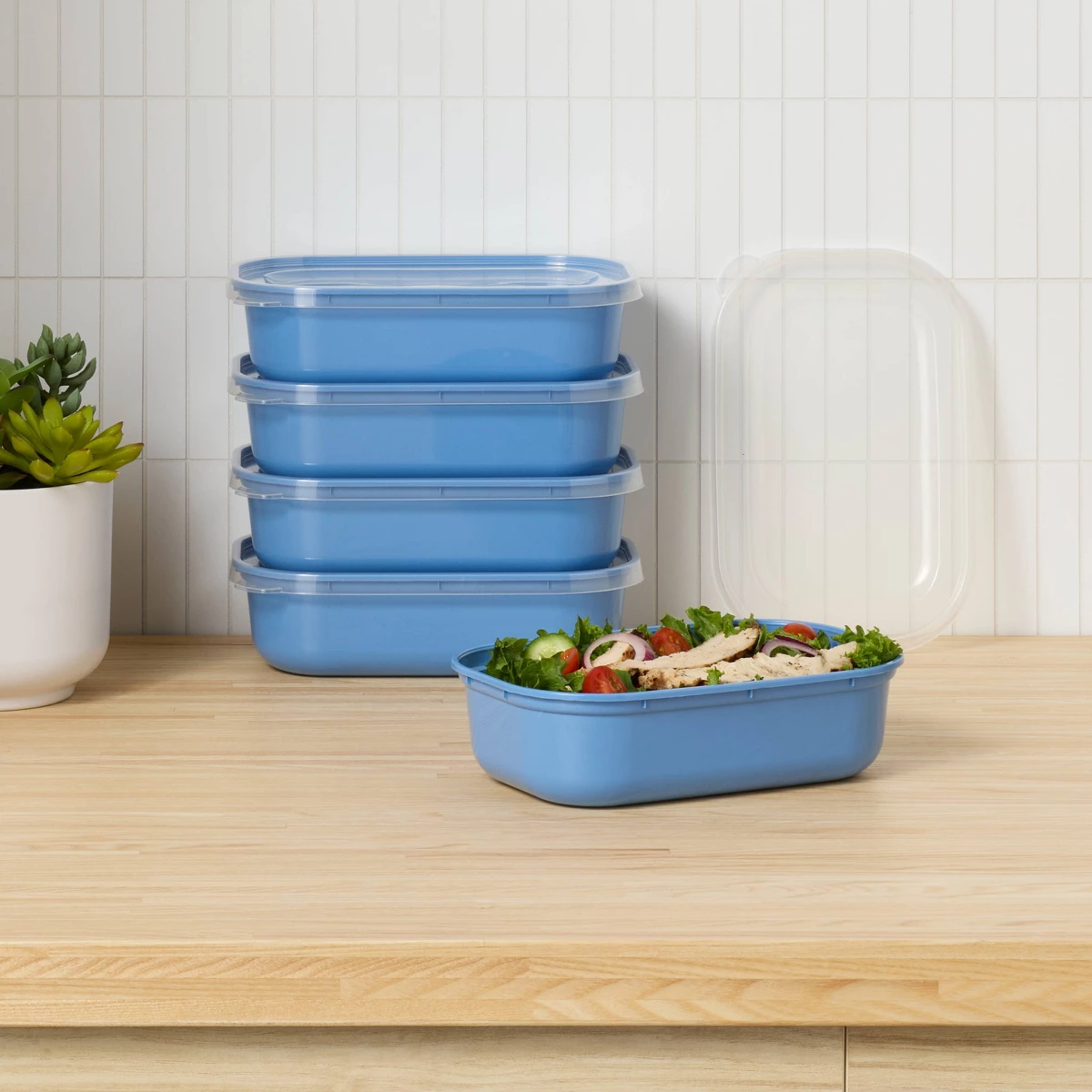 2026 Nieuwe Blauwe Enkelvoudig - Meal Prep Lunch Boxes recensie en prijs