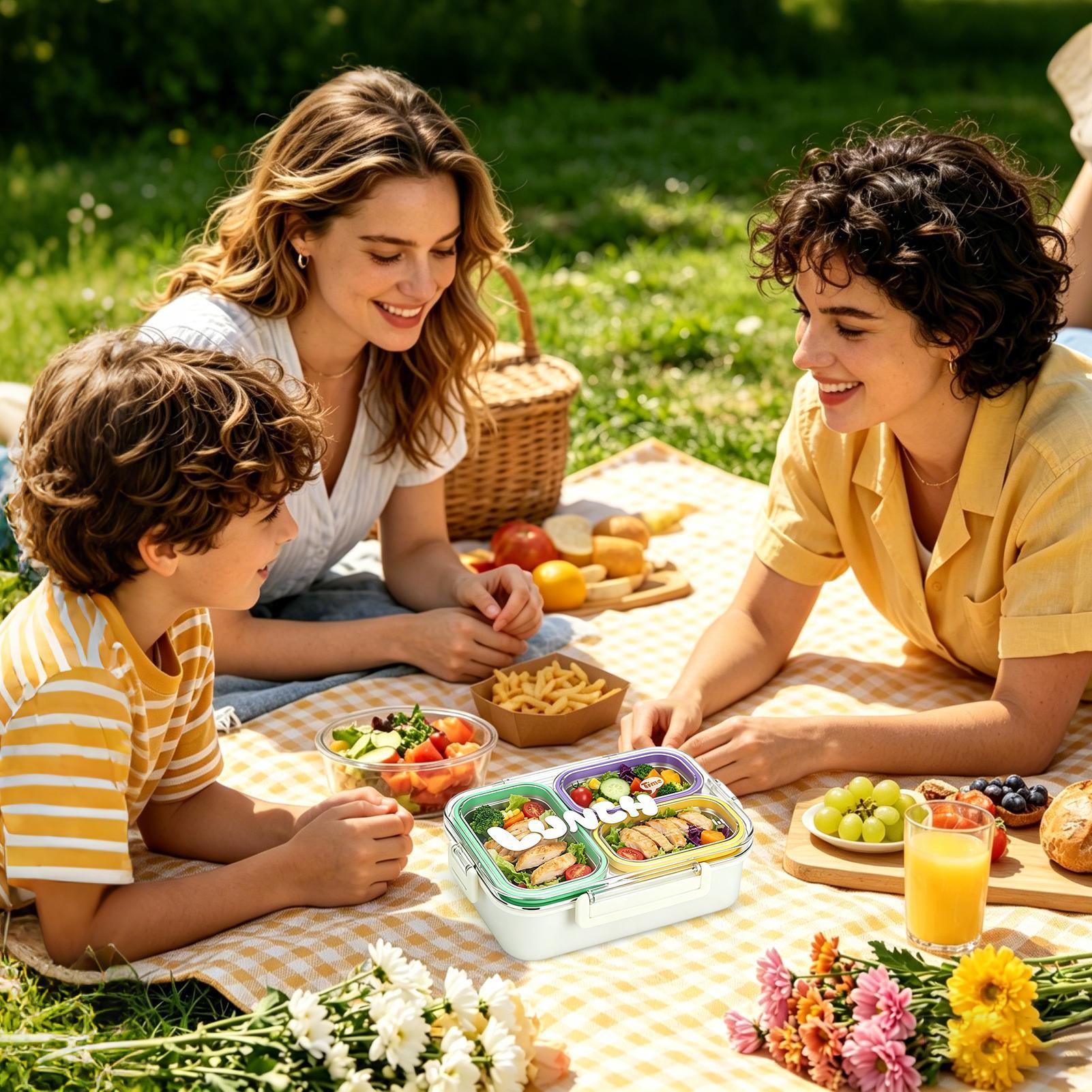 Roestvrijstalen lunchbox met 3 - Meal Prep Lunch Boxes recensie en prijs