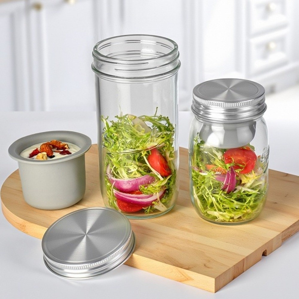 16/24 Oz Salade Glazen Potten  - Meal Prep Weekly recensie en prijs