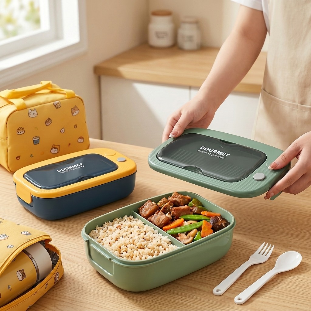 Microgolfbestendige plastic be - Meal Prep Lunch Boxes recensie en prijs