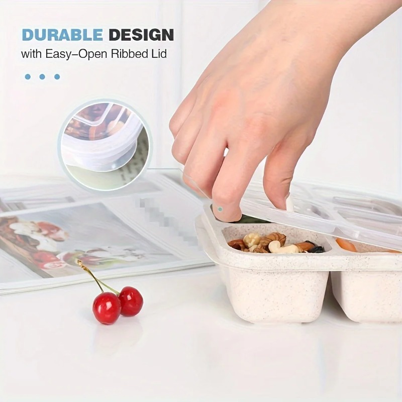 Premium bento box van tarwehal - Meal Prep Lunch Boxes recensie en prijs