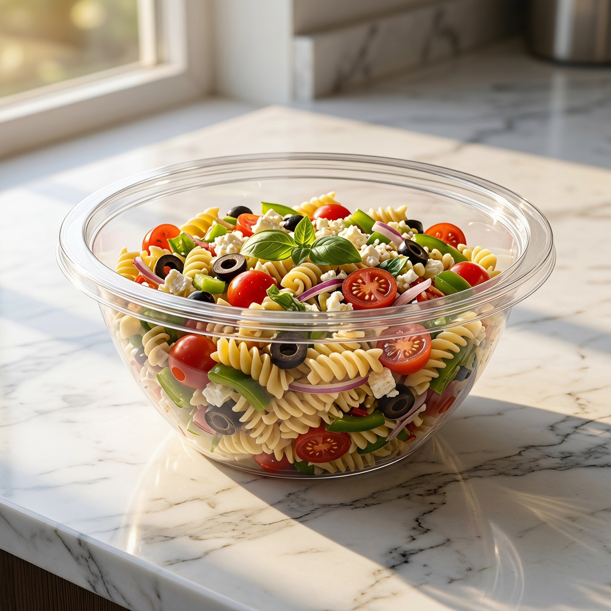 2 sets plastic saladeschalen,  - Meal Prep Food recensie en prijs