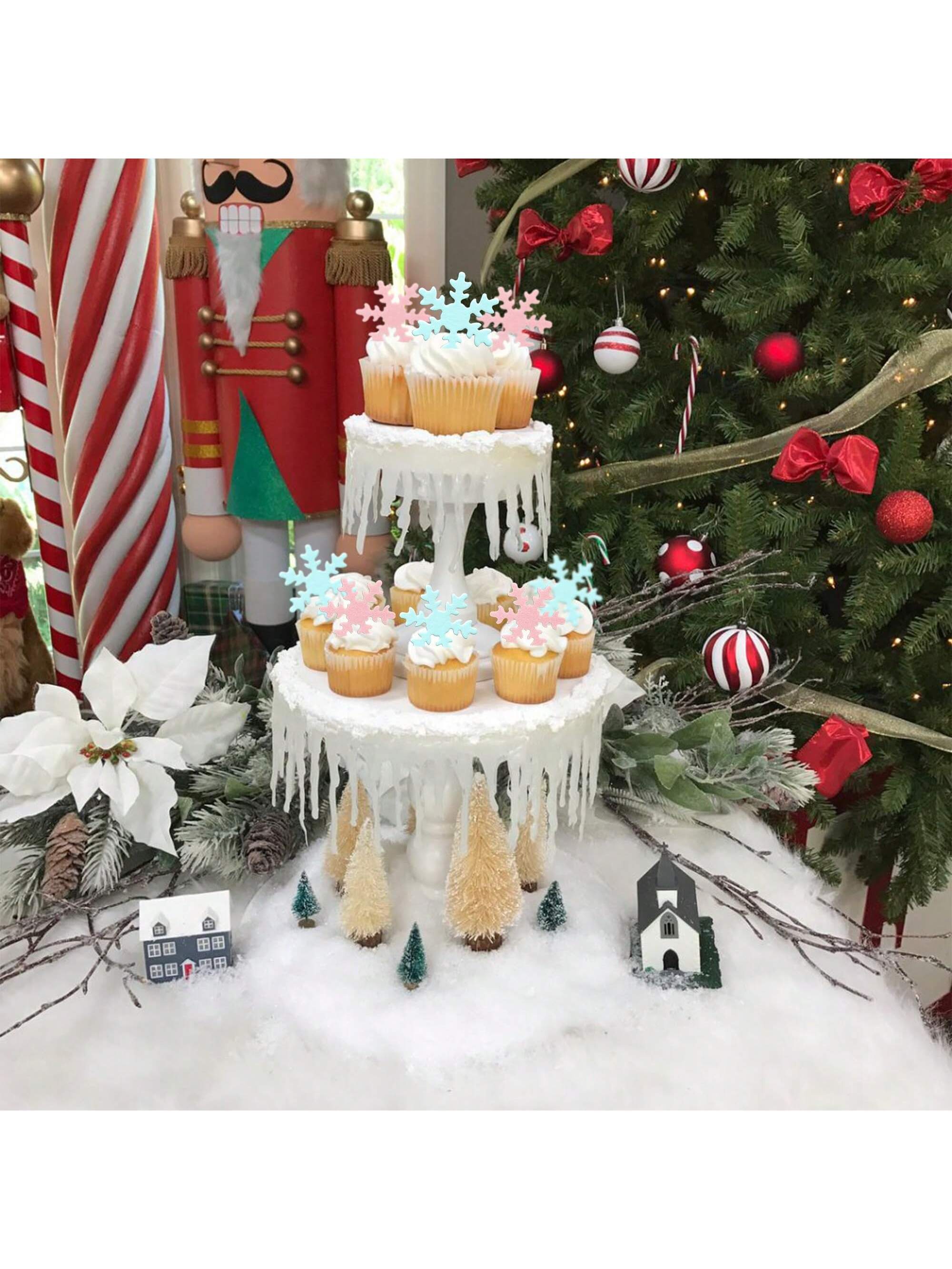 50 stuks blauw-witte cupcake t - Meal Prep Frozen recensie en prijs