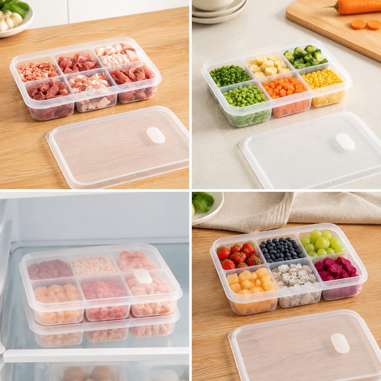 6-compartiments voedselveilige - Meal Prep Frozen recensie en prijs
