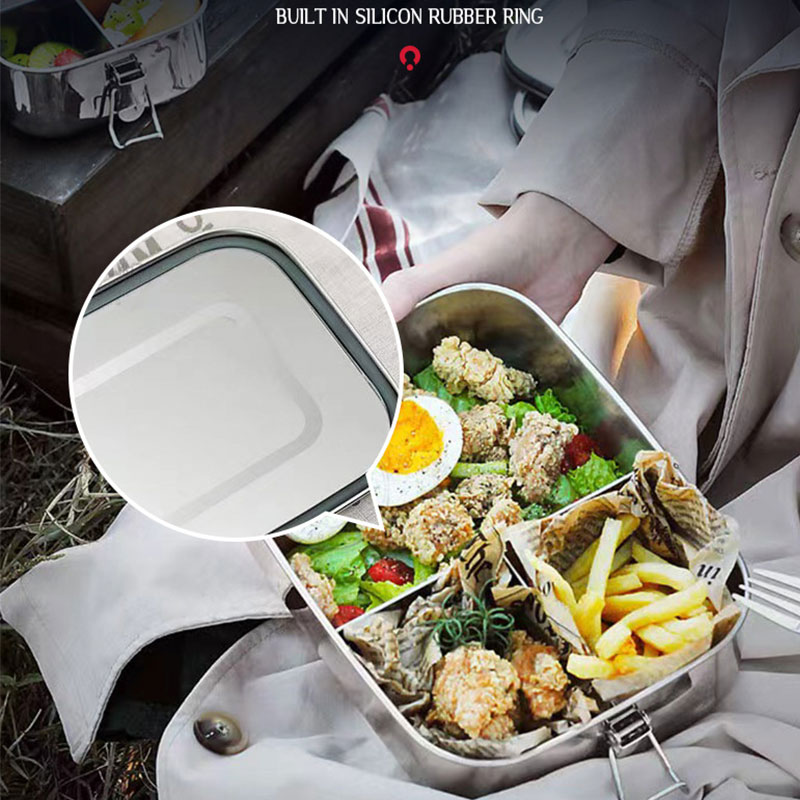 304 roestvrijstalen vierkante  - Meal Prep Lunch Boxes recensie en prijs