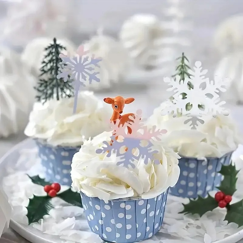16 stuks Sneeuwvlok Cupcake To - Meal Prep Frozen recensie en prijs
