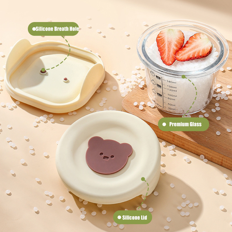 180ml Glazen Babyvoeding Opsla - Meal Prep Glass Containers Oven Safe recensie en prijs
