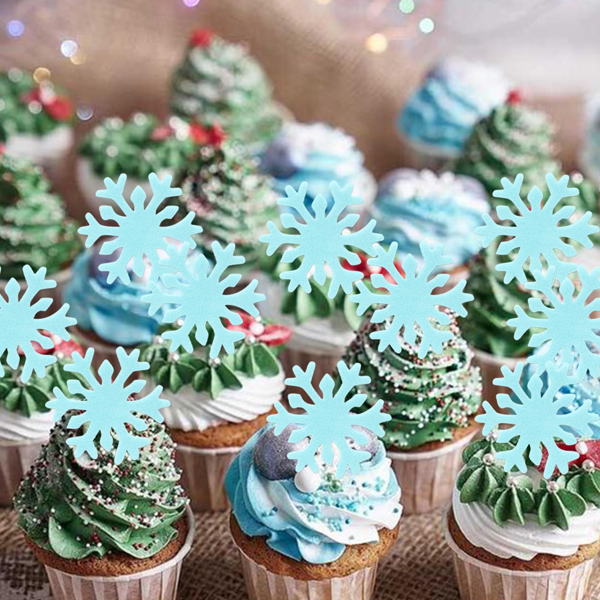 50 stuks blauw-witte cupcake t - Meal Prep Frozen recensie en prijs