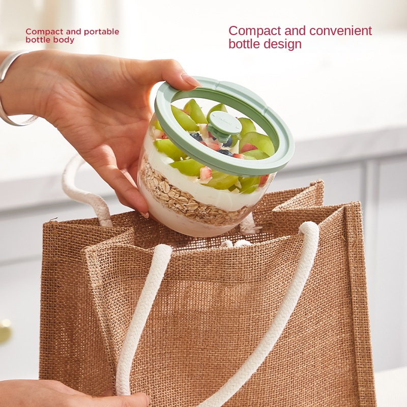 Glazen Overnight Oats-containe - Meal Prep Yogurt Cups recensie en prijs
