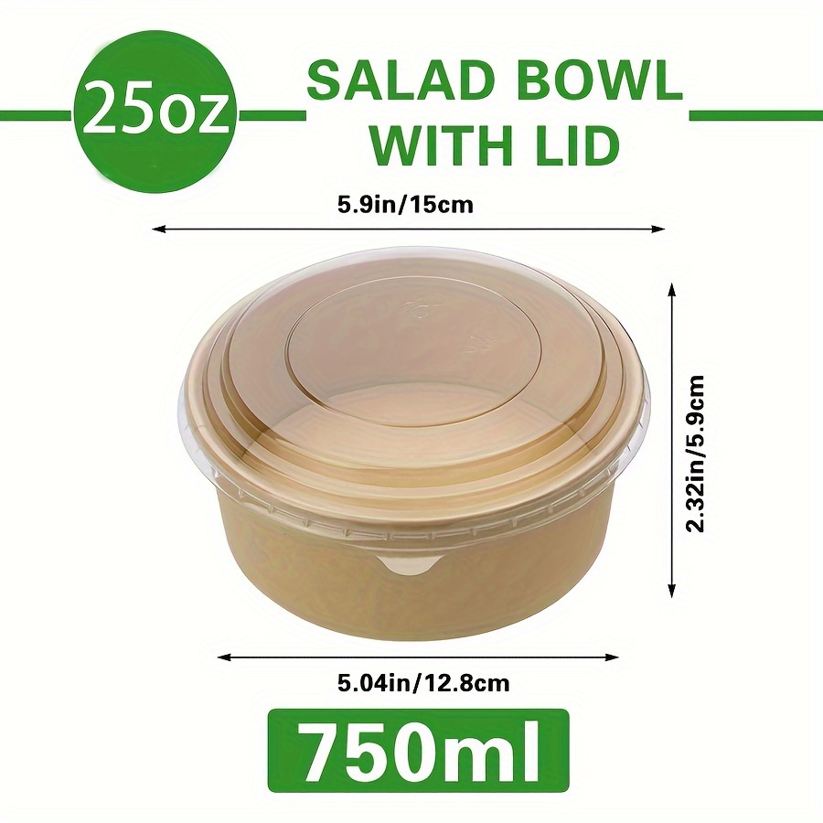 25Oz/750Ml 25/50 Pack Papieren - Meal Prep Food recensie en prijs