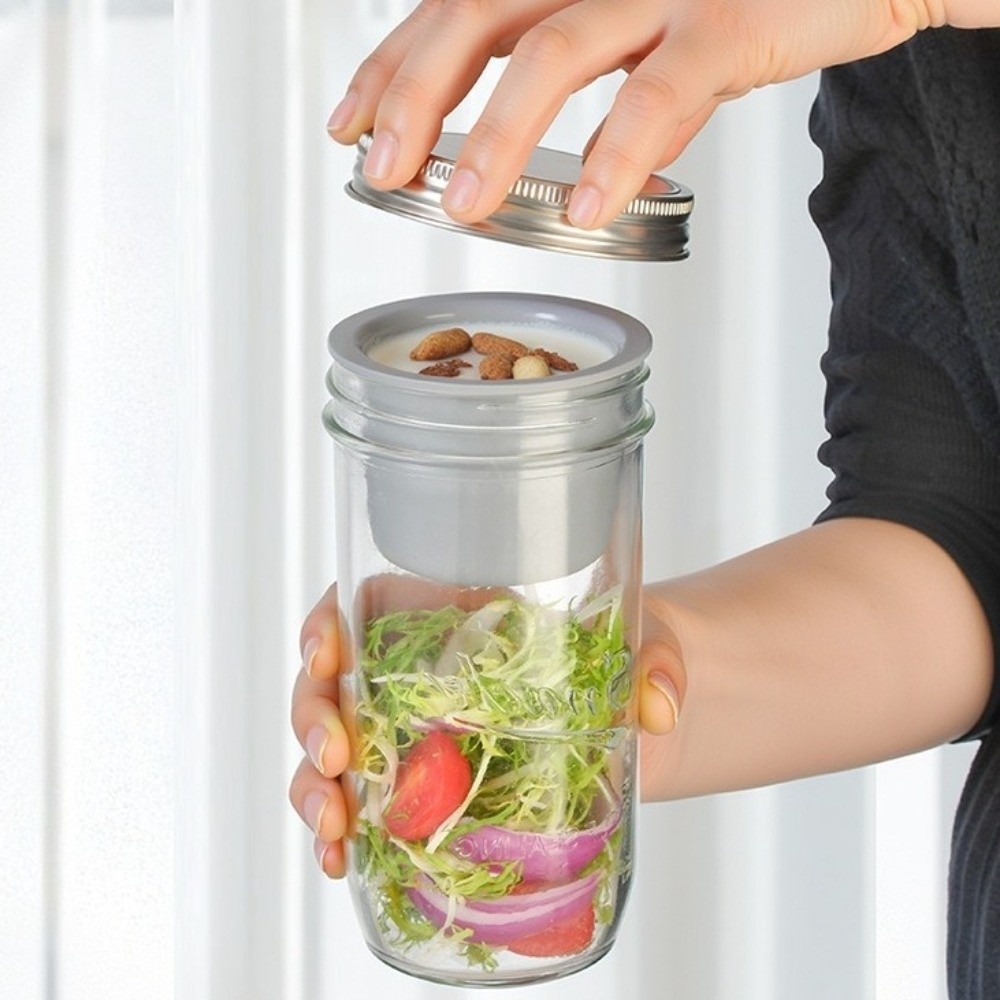 16/24 oz Salade Glazen Potten  - Meal Prep Weekly recensie en prijs