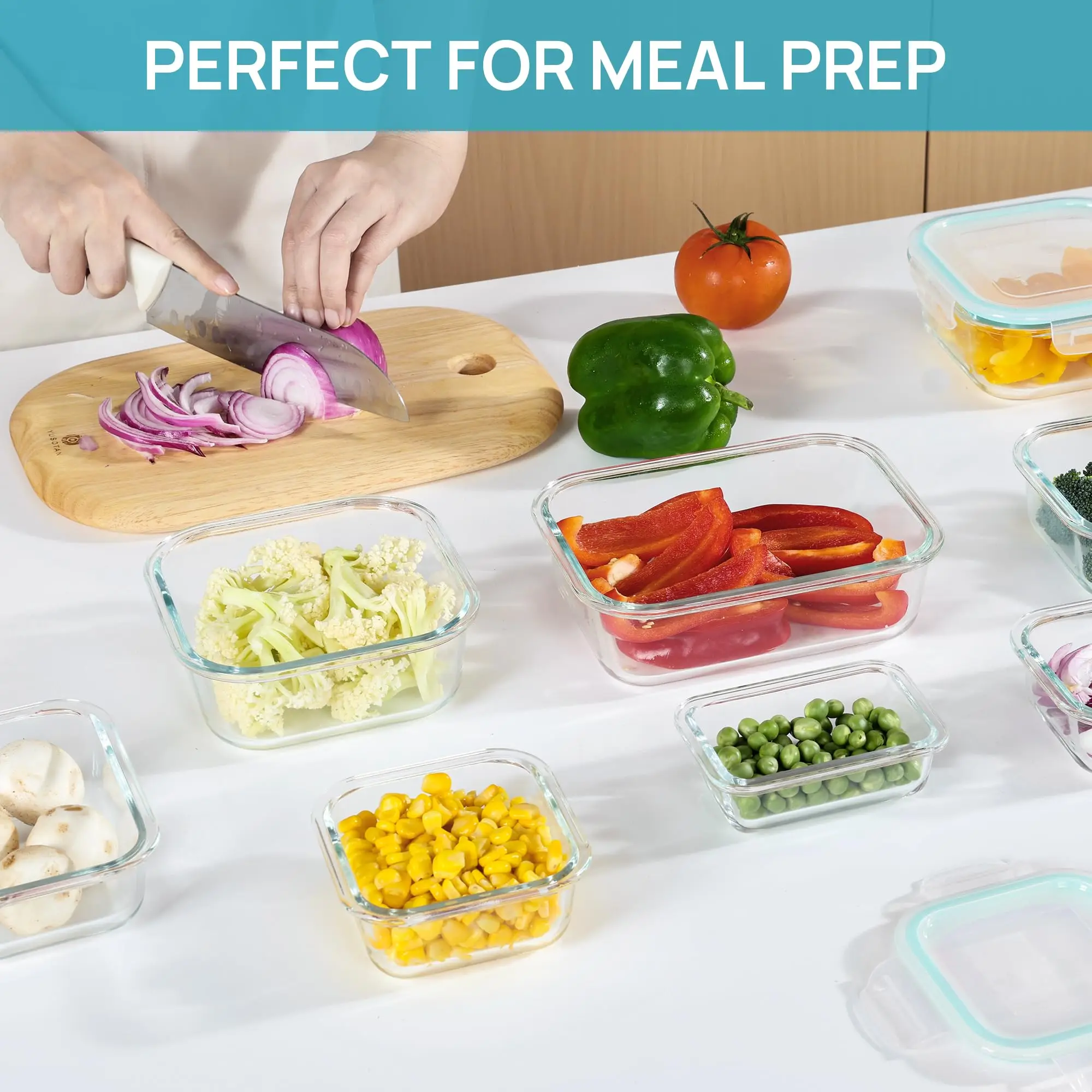 Glazen lunchbox Voedselopslagc - Meal Prep Glass Containers Oven Safe recensie en prijs