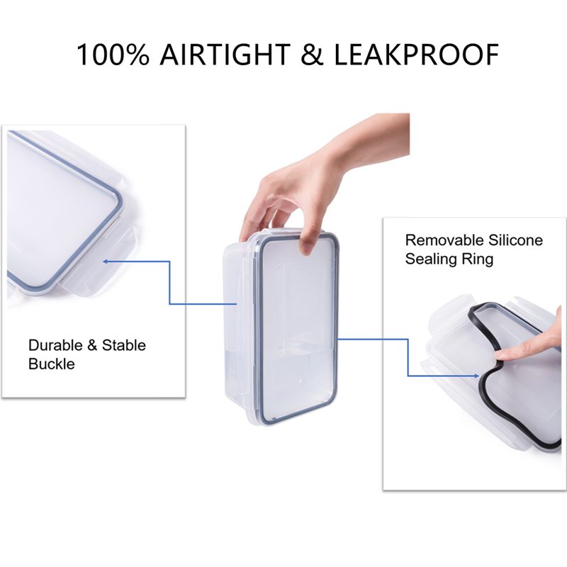 Voedselcontainers met luchtdic - Meal Prep Containers Xl recensie en prijs