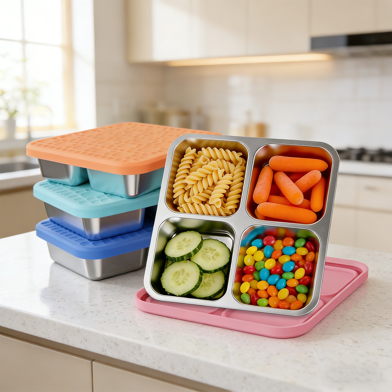 304 roestvrijstalen lunchbox m - Meal Prep Container recensie en prijs