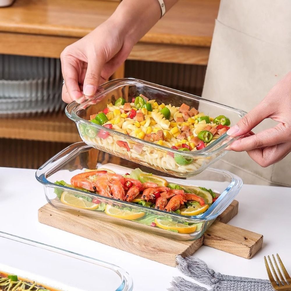 Duurzame rechthoekige glazen b - Meal Prep Glass Containers Oven Safe recensie en prijs